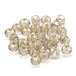 Бусины рондели 2*2мм (светло-желтый)